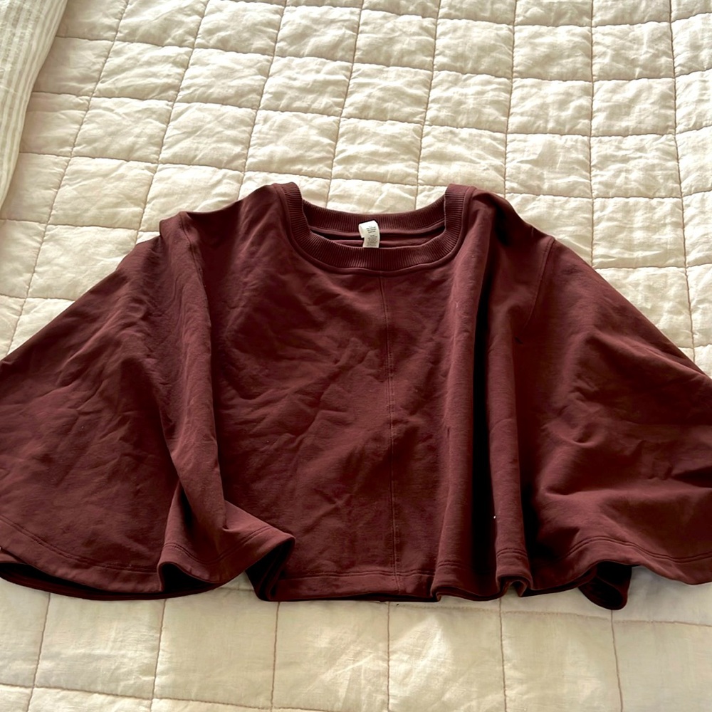 Lululemon sweatshirt cape